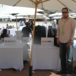 Stephen at our booths at CJU Expo