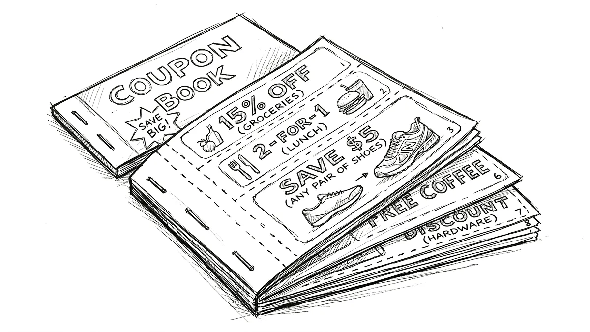Coupons Sketch